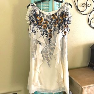 Size 12 Cato Floral beaded dress